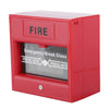 Emergency Break Glass Box | Fireproof Material | Sandblast Finished | Red