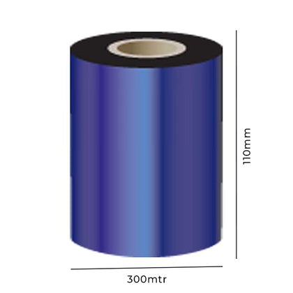 Resin Ribbon | 110MM X 300MTR | 5 pcs | Thermal Transfer Ribbons