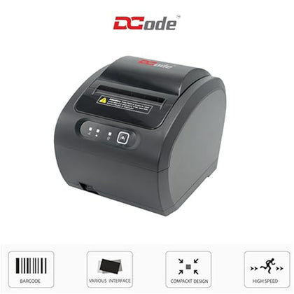 Dcode DC3R1 Direct Thermal Receipt Printer | 3inch | USB