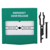 Emergency Break Glass Box | Fire Alarm System | Green