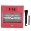 Emergency Break Glass Box | Fireproof Material | Sandblast Finished | Red