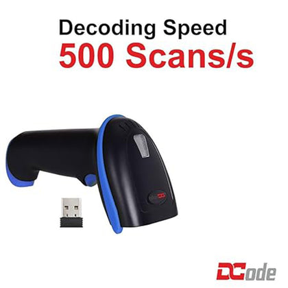 Dcode DC5122BT 2D Wireless Barcode Scanner | USB + Dongle + Bluetooth