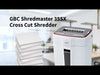 GBC 35SX ShredMaster Cross Cut Small Office Paper Shredder | 21 Sheet Capacity