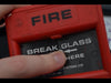 Emergency Break Glass Box | Fireproof Material | Sandblast Finished | Red